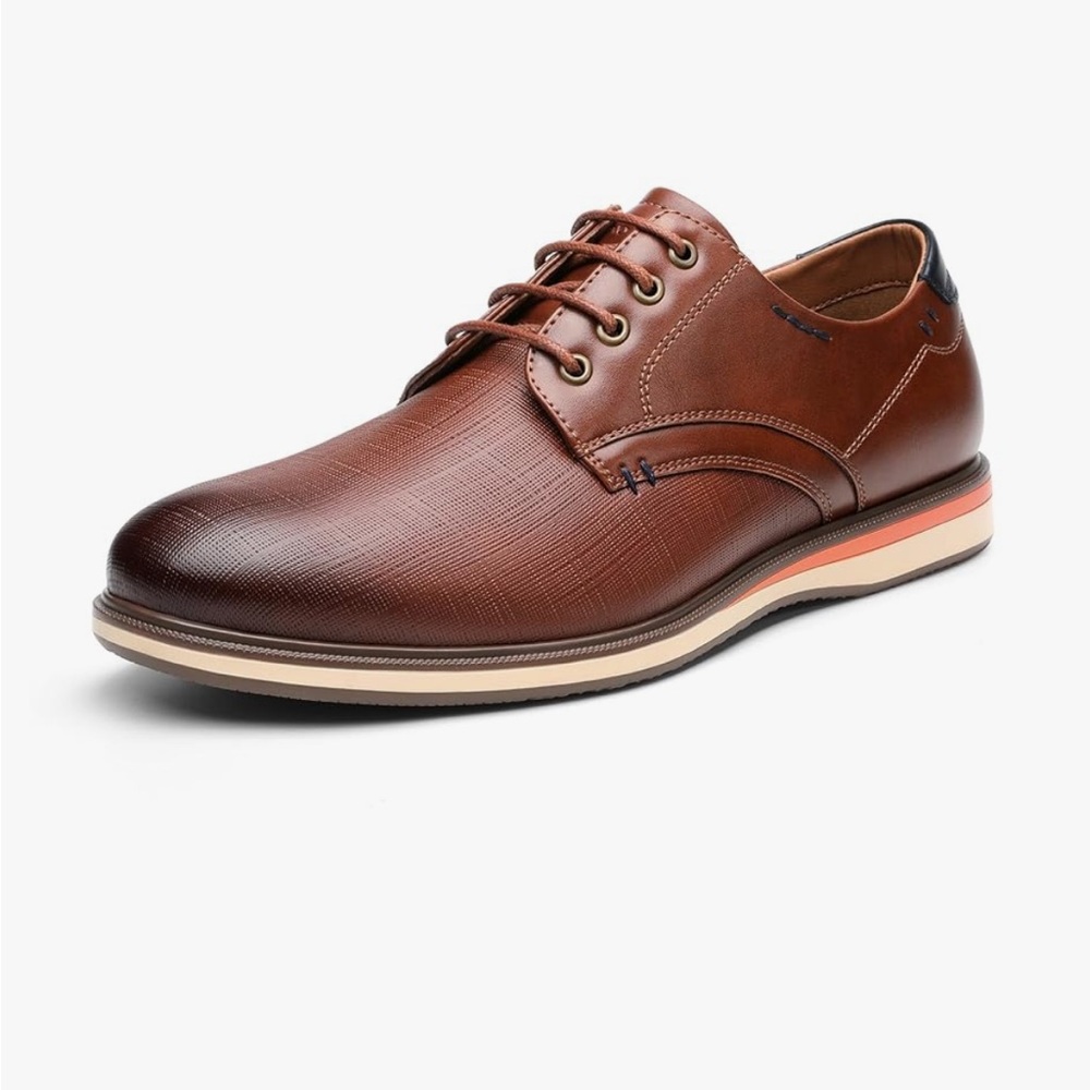 Elegant Brown Leather Oxfords